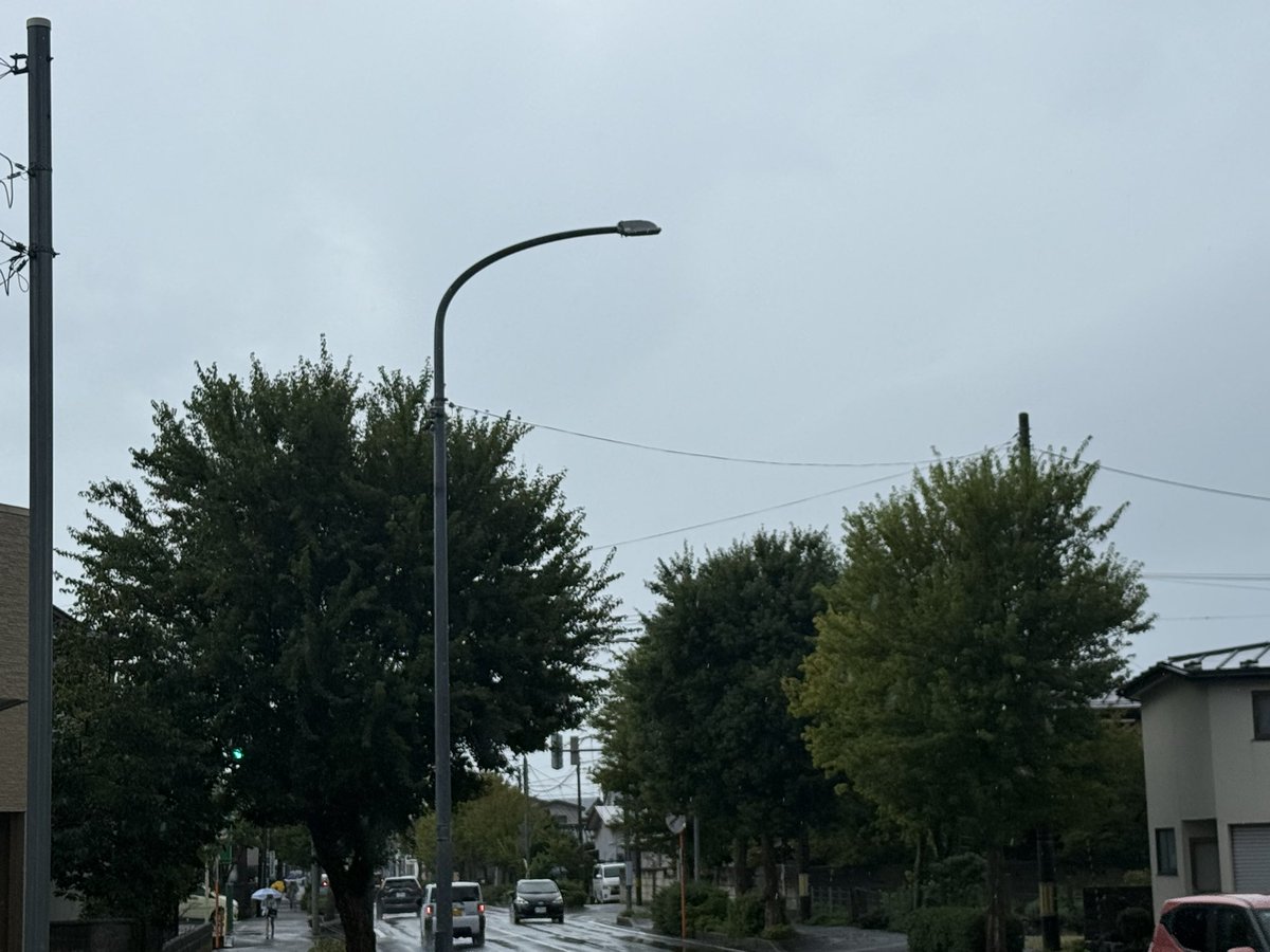 おはよ　#Akita

雨か〜
1日　事務作業なんで大丈夫かな？

安全運転でいってらっしゃい♪

#秋田市
#イマソラ
