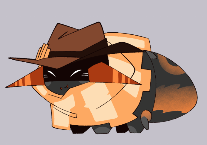 ikiruain's tweet photo. a quick doodle but i think everyone should draw wrangler beans okay? okay https://t.co/YYh821LfyE