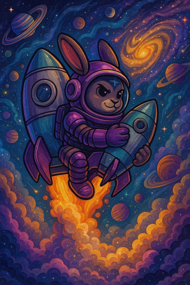 AstroBunny_X's tweet photo. 🚀✨ Meet Astrobunny — where cosmic imagination meets community energy.
A symbol of exploration, growth, and limitless horizons in Web3.

From galaxies far away to the blockchain frontier… 🌌🐇 https://t.co/IHylvtOnd3