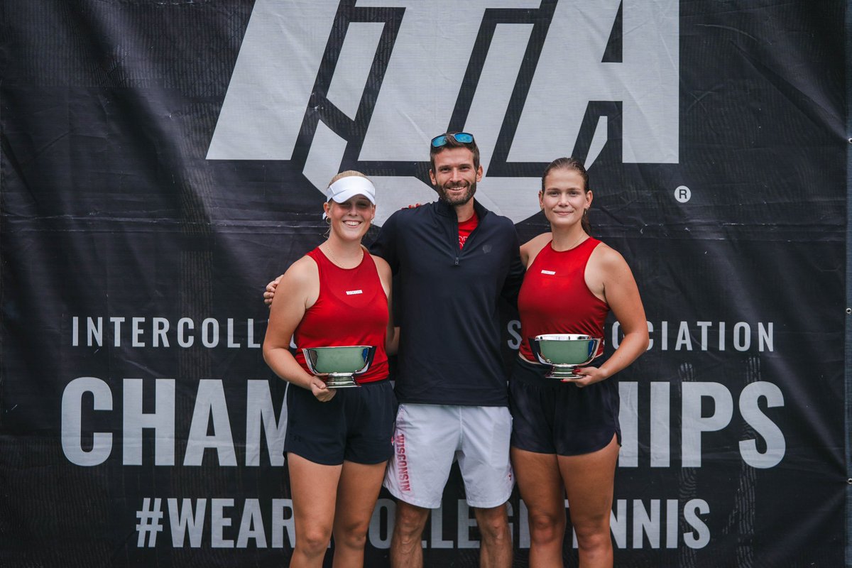 All-Americans. 

Maria Sholokhova and Lucie Urbanova of women’s tennis are the first duo in program history to win the ITA All-American Championships!

#OnWisconsin