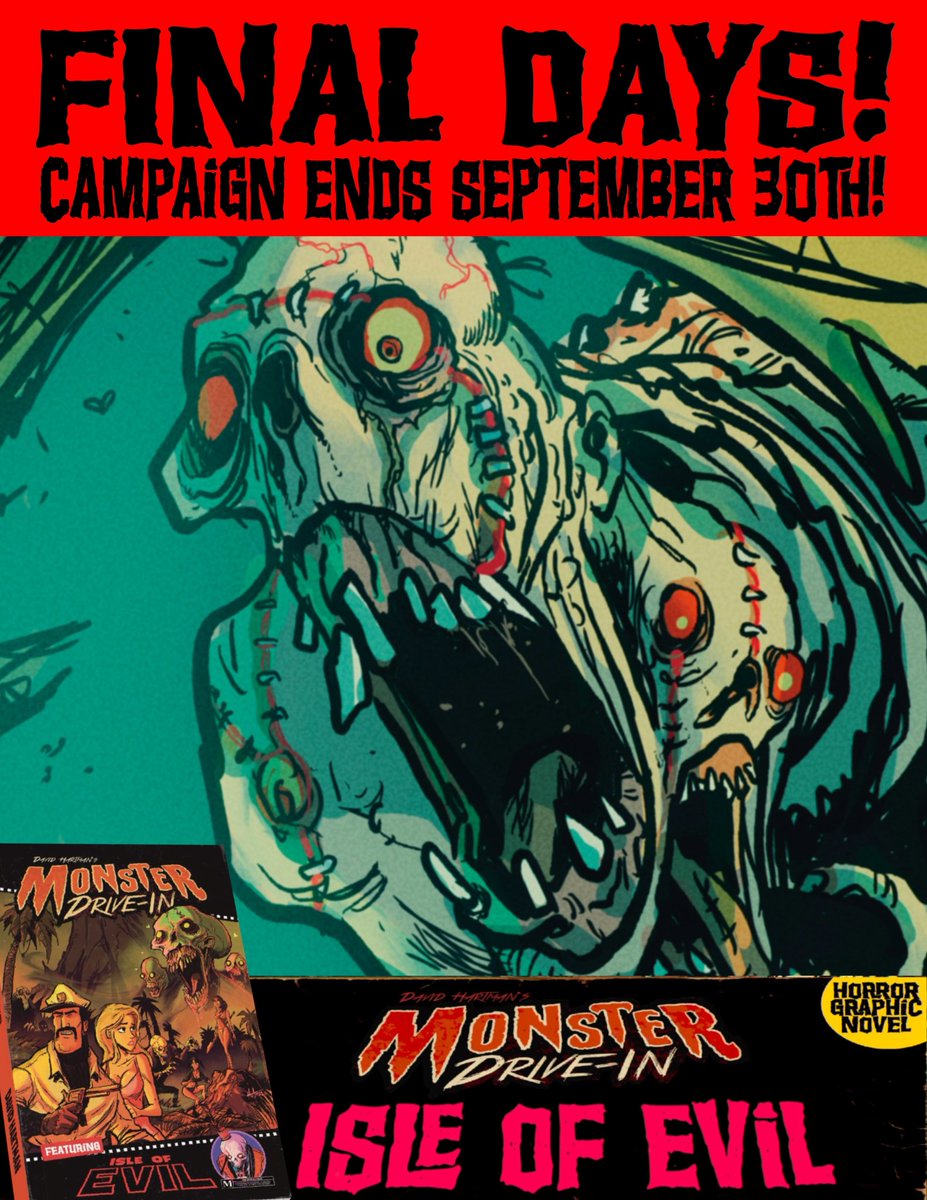 ONLY 2 days!!! If you've been on the fence, get yours now! After September 30th the reward tiers will no longer be available, including the international and retail tiers. Original art will also no longer be available! Individual books will still be available as late pledges!