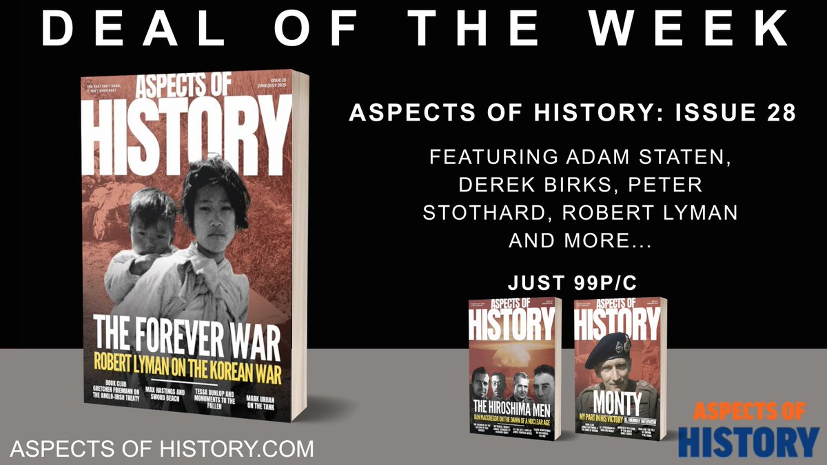 #DealoftheWeek
Aspects of History: Issue 28. Just 99p/c

amazon.co.uk/Aspects-Histor…

Featuring <a href="/adamstaten/">Adam Staten</a> <a href="/1642Author/">Mark Turnbull Author</a>
<a href="/PeterStothard1/">Peter Stothard</a> <a href="/robert_lyman/">Robert Lyman 🇺🇦</a> and more...

#historylovers #kindlecountdown #booklovers