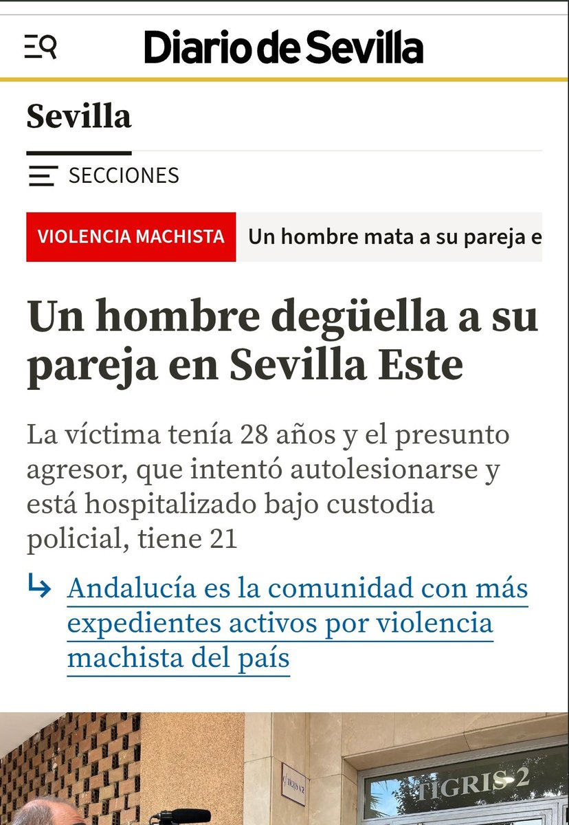 ❌BASTA YA DE ASESINATOS MACHISTAS

❌9 mujeres han sido asesinadas en Andalucia este año. La ultima hoy en Sevilla Este.
💜 <a href="/UsteaFeminista/">Espacio Feminista de USTEA</a>