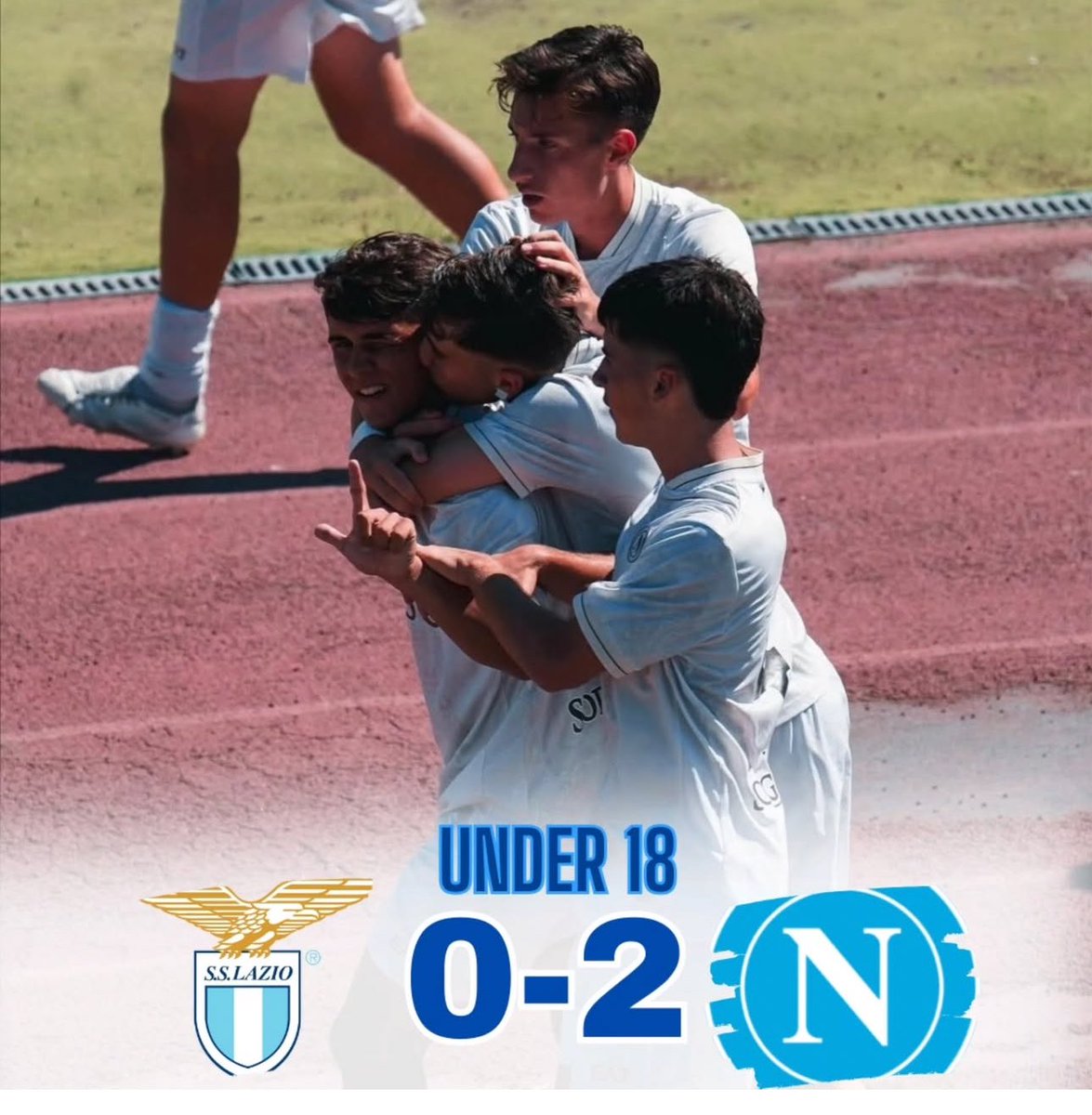 NapoliPosts's tweet image. UNDER 18: Il #Napoli batte la #Lazio 0-2 a Roma.Primo goal per la stellina azzurra Francisco #Barido