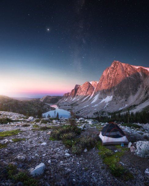 The spot ⛺️ vs. The shot 🌄