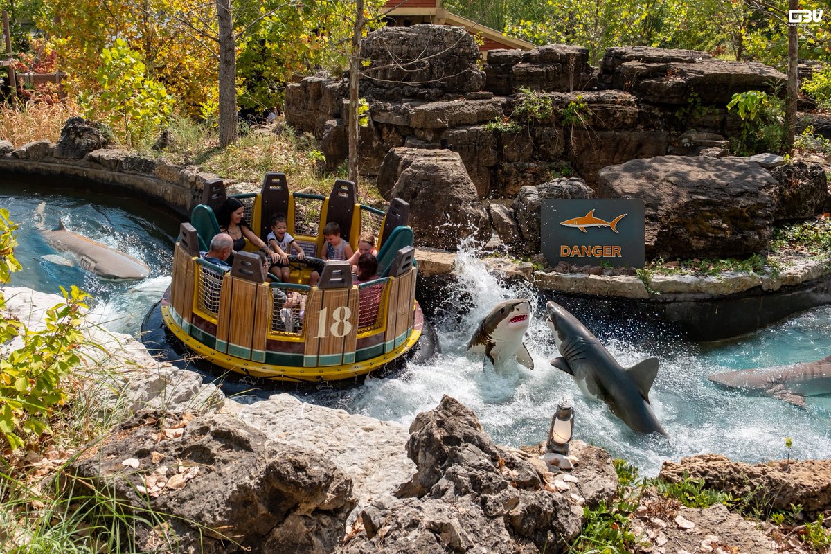 It’s been over 5 years and <a href="/SDCAttractions/">Silver Dollar City</a> still cannot get the shark infestation under control! Just look at the riders reactions…pure terror! 🦈 

I’ve been wanting to make a shark edit of Mystic River Falls ever since I saw the photoshopped shark posts years ago.