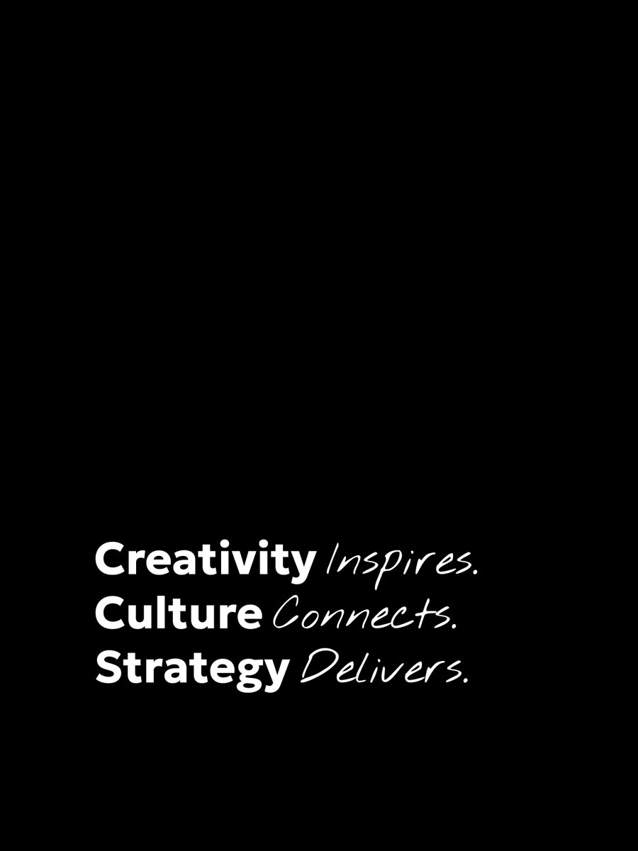 thrivemscience's tweet image. Creativity inspires.
Culture connects.
Strategy delivers.

That’s the formula we follow to move brands forward—bringing ideas, people, and strategy together to deliver results.

#Creativity #Culture #Strategy #MarketingLeadership #BrandGrowth