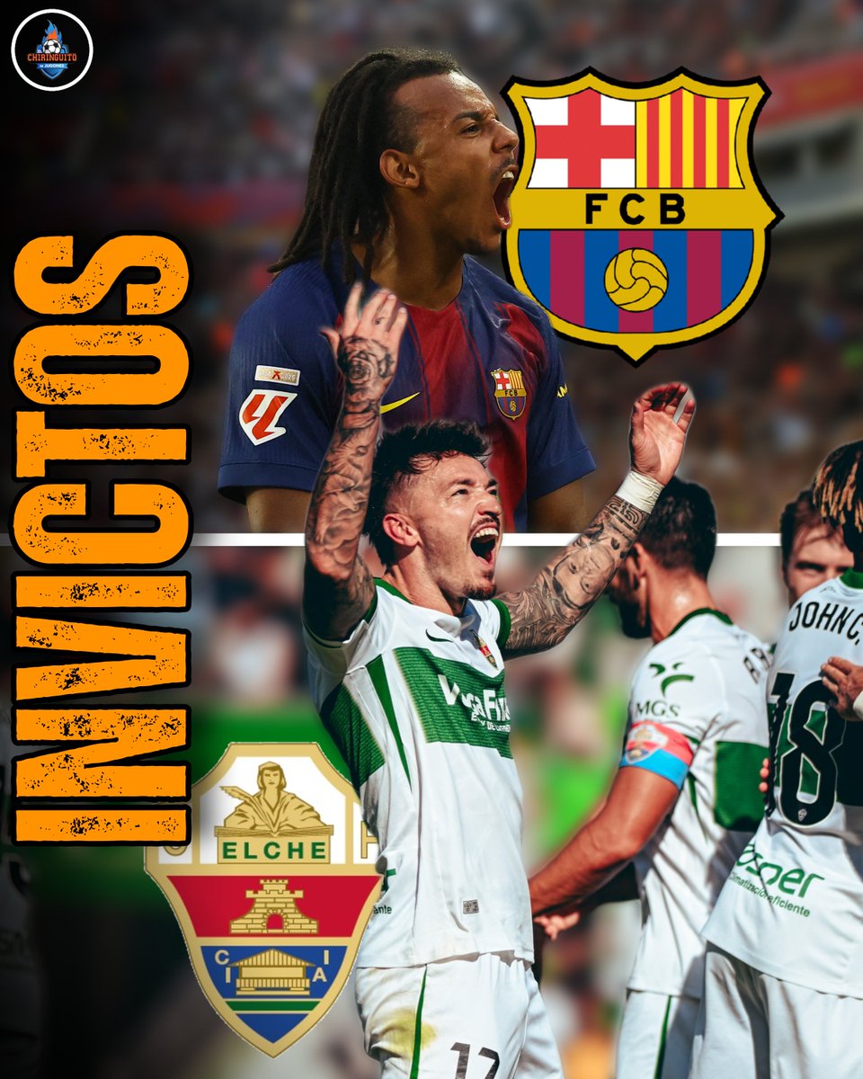 💪 BARÇA y ELCHE, ¡únicos EQUIPOS INVICTOS en #LALIGAEASPORTS ! 

👉 Tras 7 jornadas, culés e ilicitanos todavía no han sido derrotados.