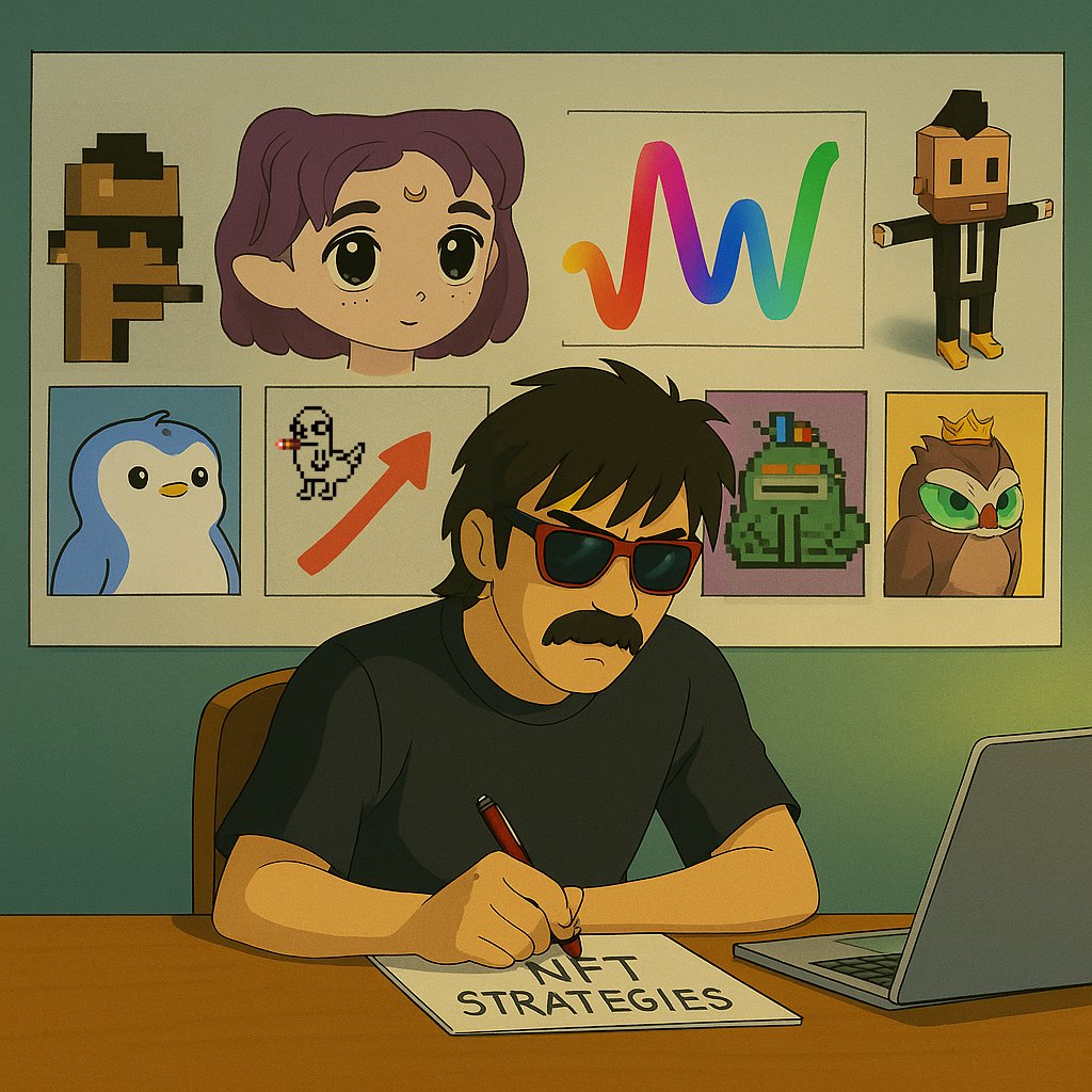 gm!

currently writing about NFTStrategy for our <a href="/nowmedia/">Now Media</a> newsletter

already interviewed <a href="/sergitosergito/">Sergito ❚ ❚</a> and <a href="/eli_schein/">Eli Scheinman</a> 

who else should I chat with?