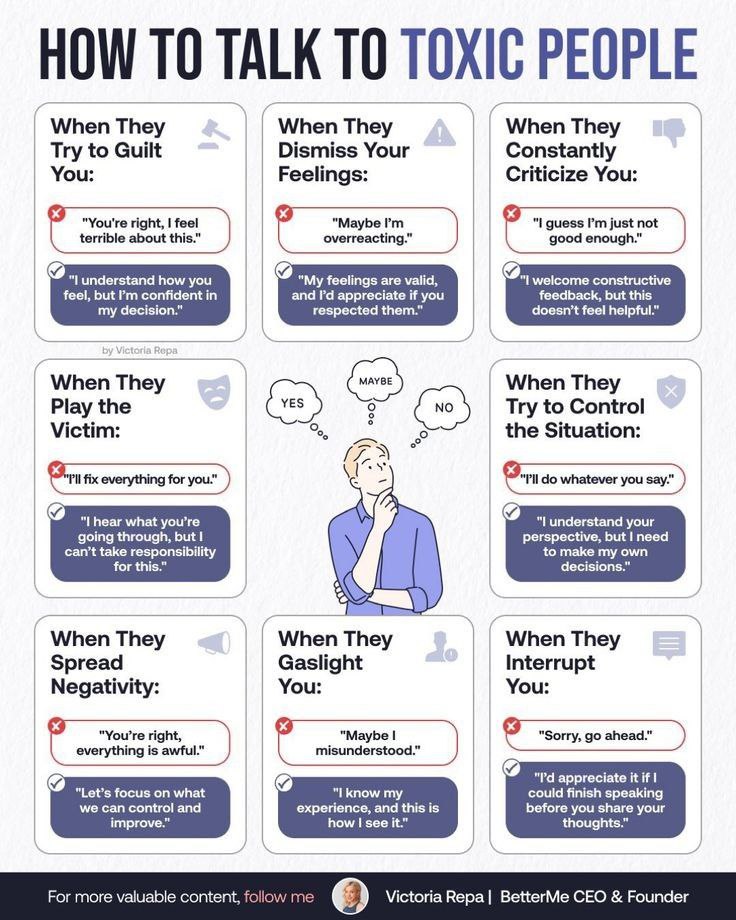 How to talk to toxic people