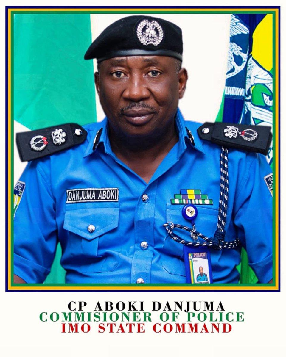 IMO STATE POLICE COMMAND PRESS RELEASE OF SUNDAY 28TH SEPTEMBER, 2025

PROMOTING ETHICAL POLICING: IMO CP BANS UNLAWFUL PHONE SEARCHES, EXTORTION, OVER-DETENTION AND USE OF UNMARKED VEHICLES FOR PATROLS

The Commissioner of Police, Imo State Command, CP Aboki Danjuma, has issued
