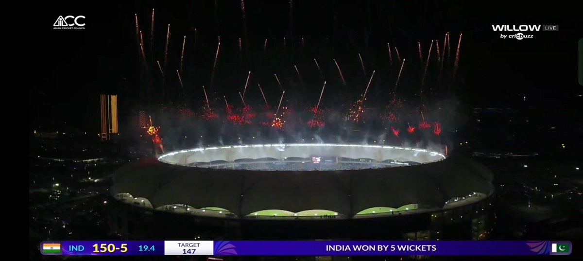 RealJaadugar's tweet photo. I Just Heard Only 1 Name and It is

India India India 🔥🔥🔥🔥

Congratulations Team India 😭🥳

#INDvsPAK #IndianWinner #AsiaCupFinal https://t.co/uumcruxzVH