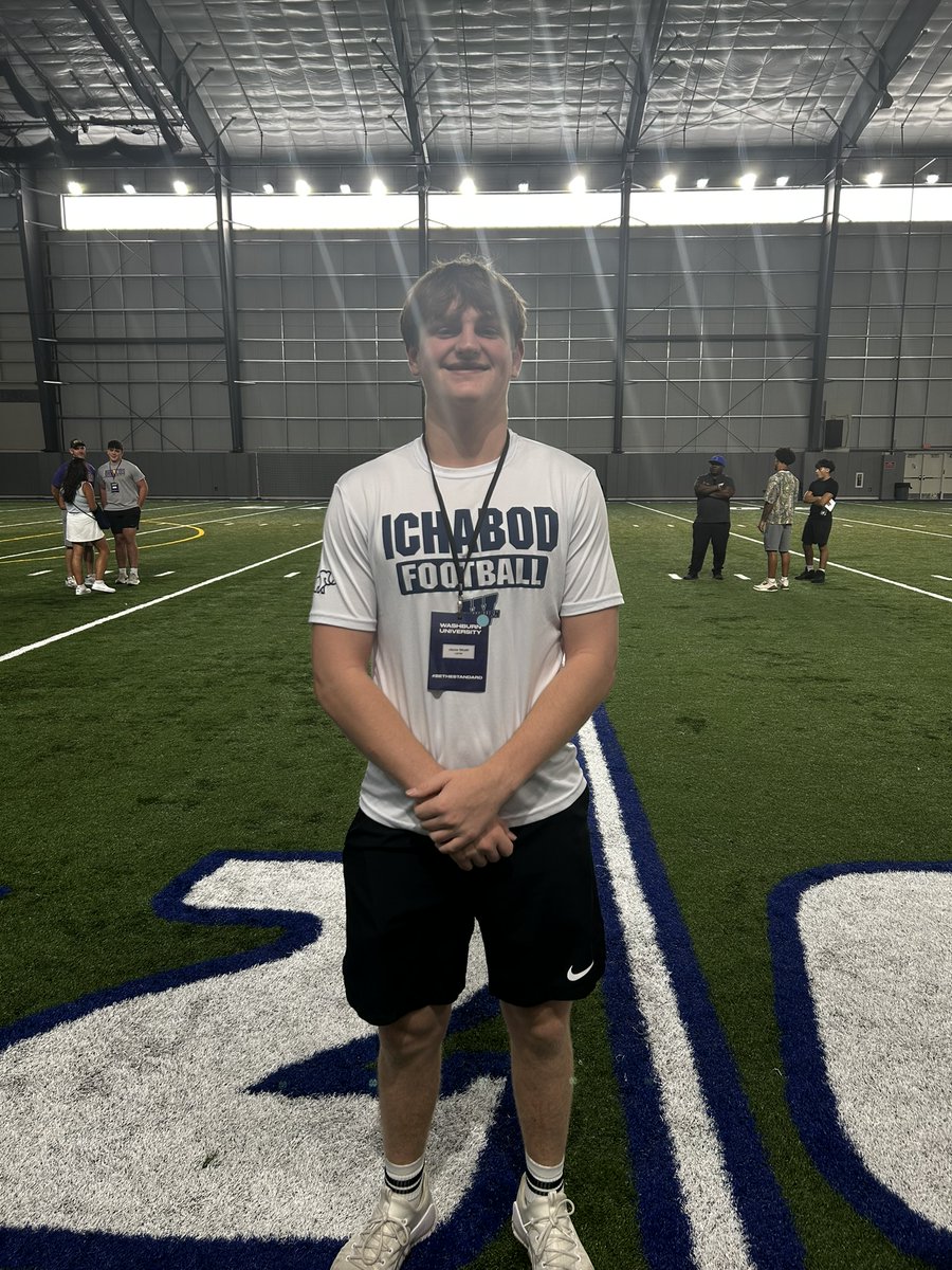 Had a great game day visit. Thanks!  Going to be the best soon - get your shots in now MIAA 
<a href="/IchabodFTBL/">Washburn Football</a>
<a href="/Zach_Watkins/">Zach Watkins</a>
<a href="/CoachSharpWU/">Coach Ross Sharp</a>
<a href="/CoachKoch_WU/">Kaleb Koch</a> <a href="/tbrown_20/">Tyce Brown</a> 
#bethestandard #LB #classof2027