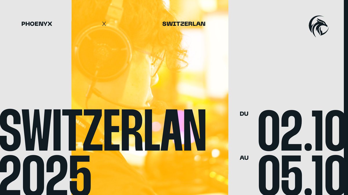 🚨SWITZERLAN🚨

Retrouvez nous dès jeudi sur Twitch pour l'édition 2025 de SwitzerLAN 👀

twitch.tv/phoenyxtv

#PHXGO 🦅🔥