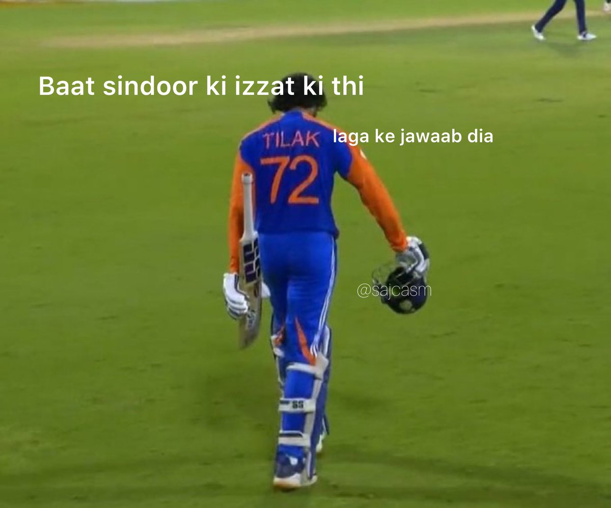 explorefresh24's tweet photo. #indvspak2025 New Daddy of Pakistan Card Activated 
#indvspak2025 #Indvspak #Tilakverma https://t.co/uKJfvCMQQj