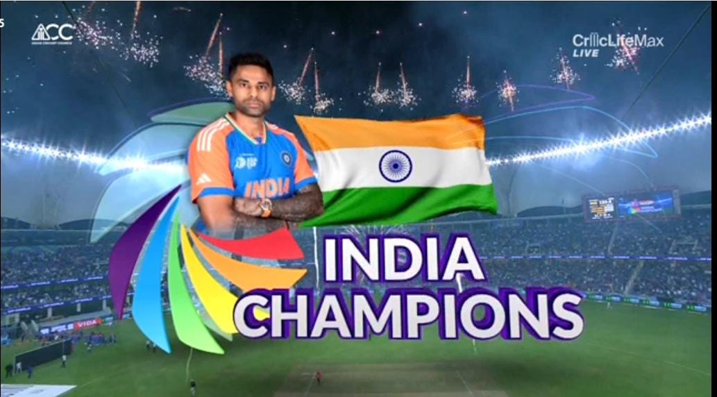 Congratulations 
#indvspak2025