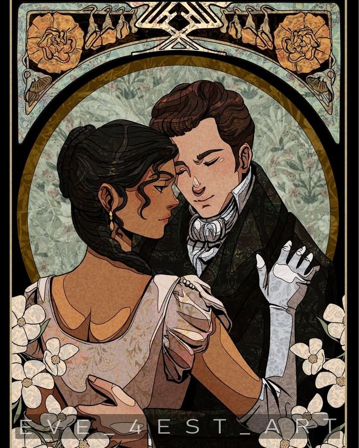 Kate and Anthony.Art by @eve_4est_art on Insta