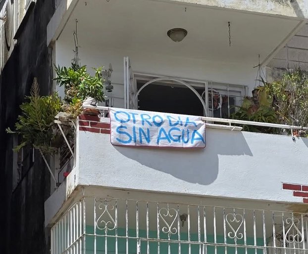 #Cuba 🇨🇺 
Otro día sin agua.