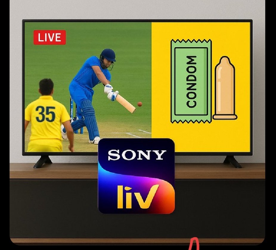 jha_pratik's tweet photo. Ab Jake pata chala why @SonySportsNetwk  showing add of co@doms 🤣🤣🤣  #indvspak2025 
#PKMKB 
#looser https://t.co/QgmqJr1kof