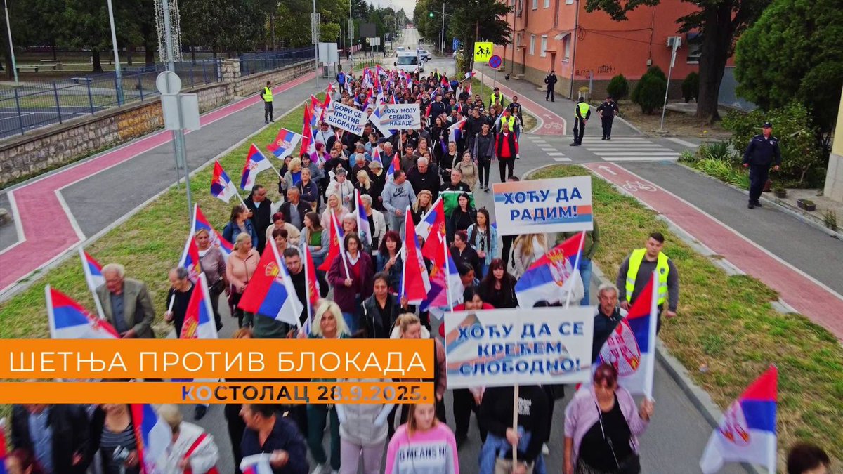 SKostolac's tweet photo. Костолац против блокада!
#СрбијаПротивБлокада 
#ГрађаниПротивБлокада
#ПротивБлокада #КостолацПротивБлокада https://t.co/ue7gNq9tyS