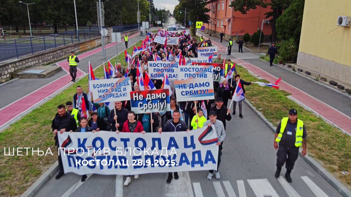 SKostolac's tweet photo. Костолац против блокада!
#СрбијаПротивБлокада 
#ГрађаниПротивБлокада
#ПротивБлокада #КостолацПротивБлокада https://t.co/ue7gNq9tyS