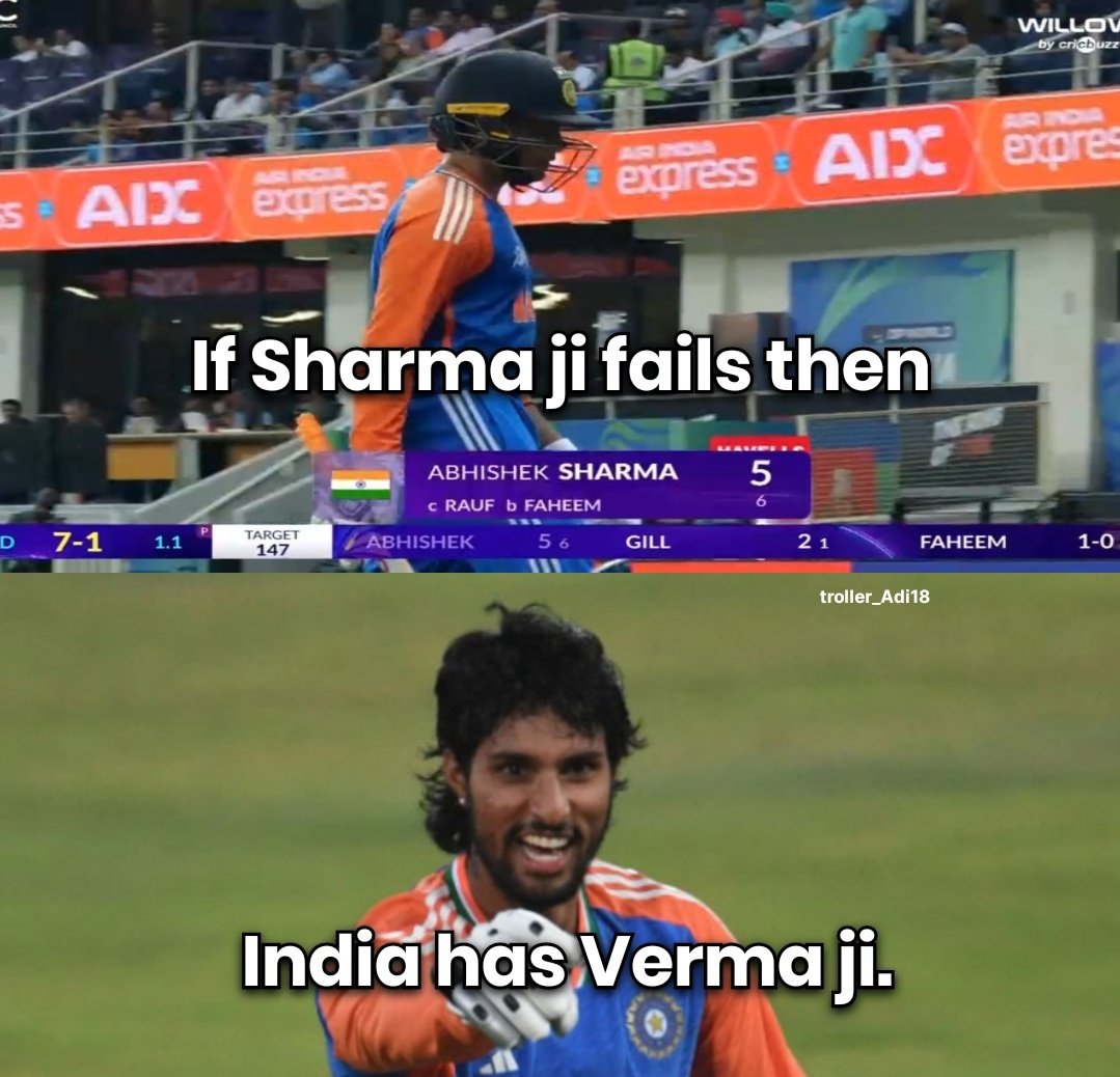 troller_Adi18's tweet image. Remember the name - Tilak verma 🗿