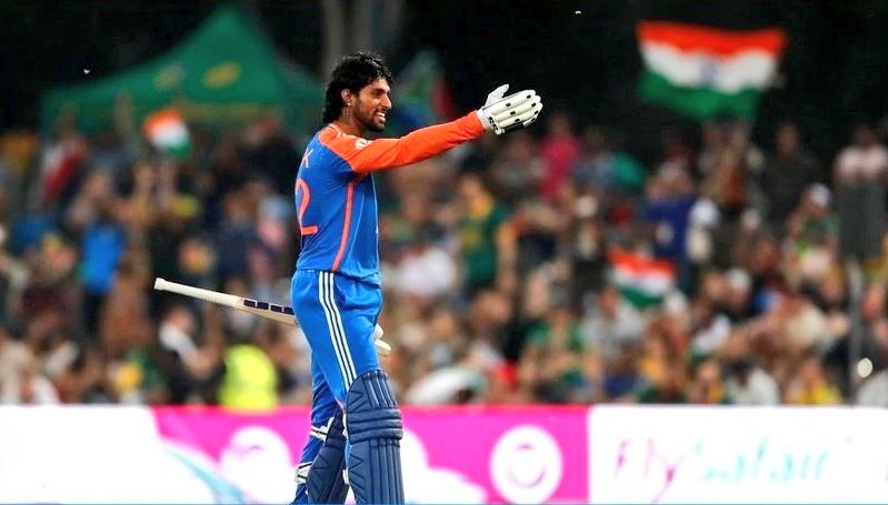hey_mit_'s tweet photo. Tilak Cooked!!
#TeamIndia #AsiaCupFinal 
#Champions https://t.co/7L6iqMfOdU