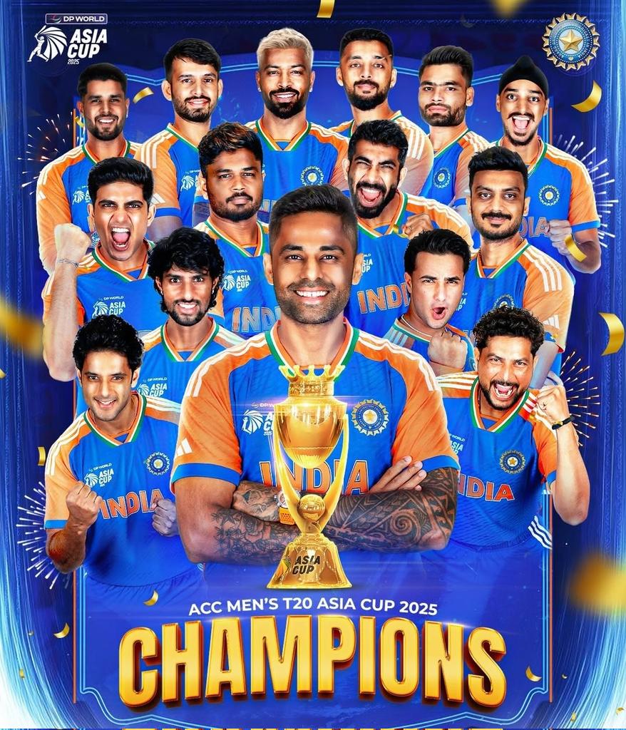 DeepHs9's tweet photo. #IndianCricket MY PRIDE MY TEAM INDIA😍❤️ #congratulations #indvspak2025 https://t.co/n03OvD2QYi