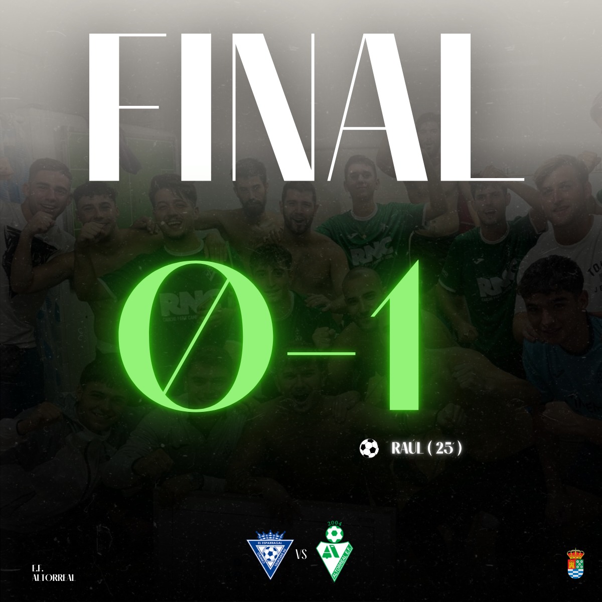 ef_altorreal's tweet photo. ✅️ Primera autonómica y Juvenil Autonómica. 

Buen comienzo de nuestros equipos más grandes de la escuela. 
Destacar este fin de semana la primera convocatoria del portero Juvenil Samu con tan sólo 16 años con el primer equipo. 

Trabajo y humildad. 
Seguimos 💚🤍⚽️ https://t.co/NNaYA5g6GX