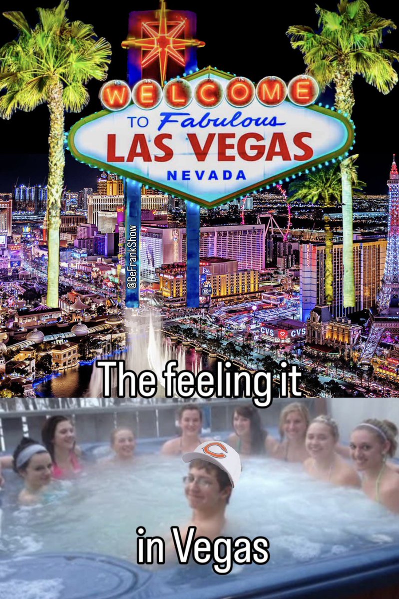 Feeling it In Vegas 👍
Almost Game Time. #beardown #chicagobears #LasVegas #raiders