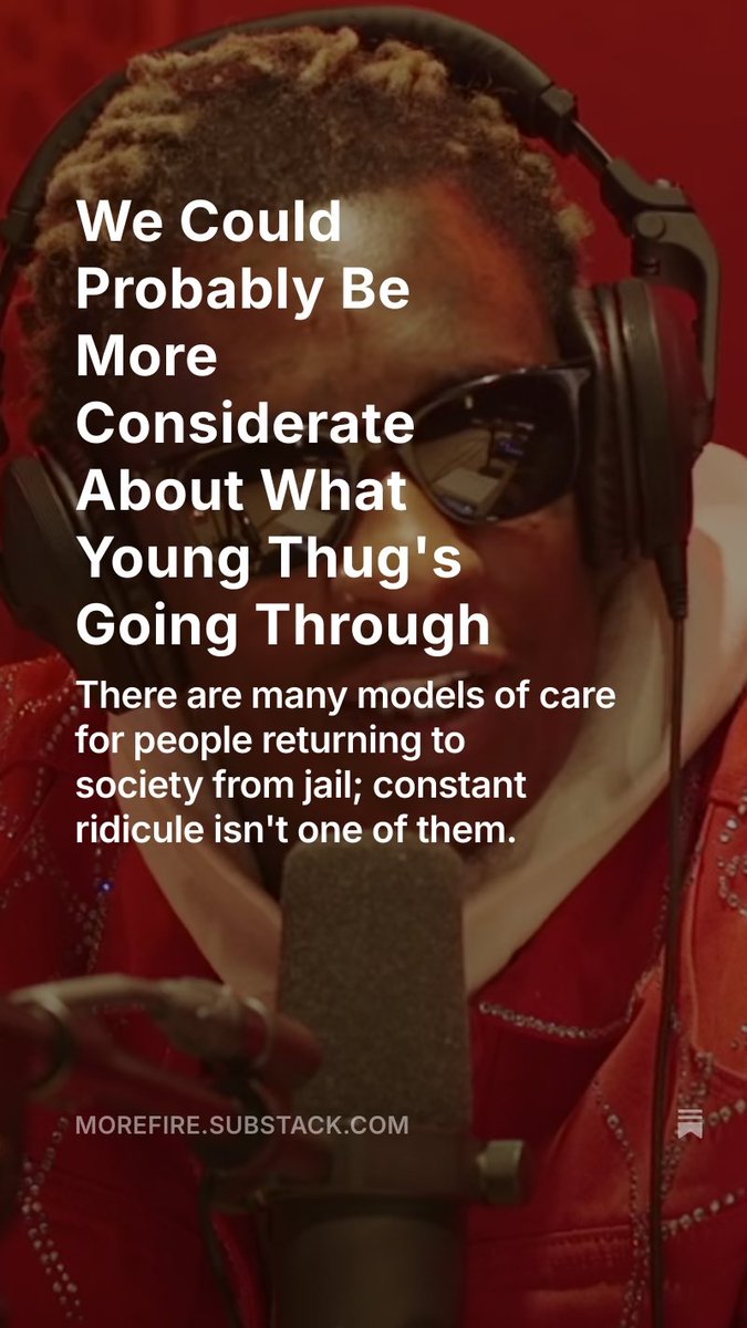 andrejgee's tweet photo. new for my #morefire newsletter: thoughts on Young Thug &some updates on what ive been up to
https://t.co/zCoPOA3GWZ https://t.co/ac7jUKagxI