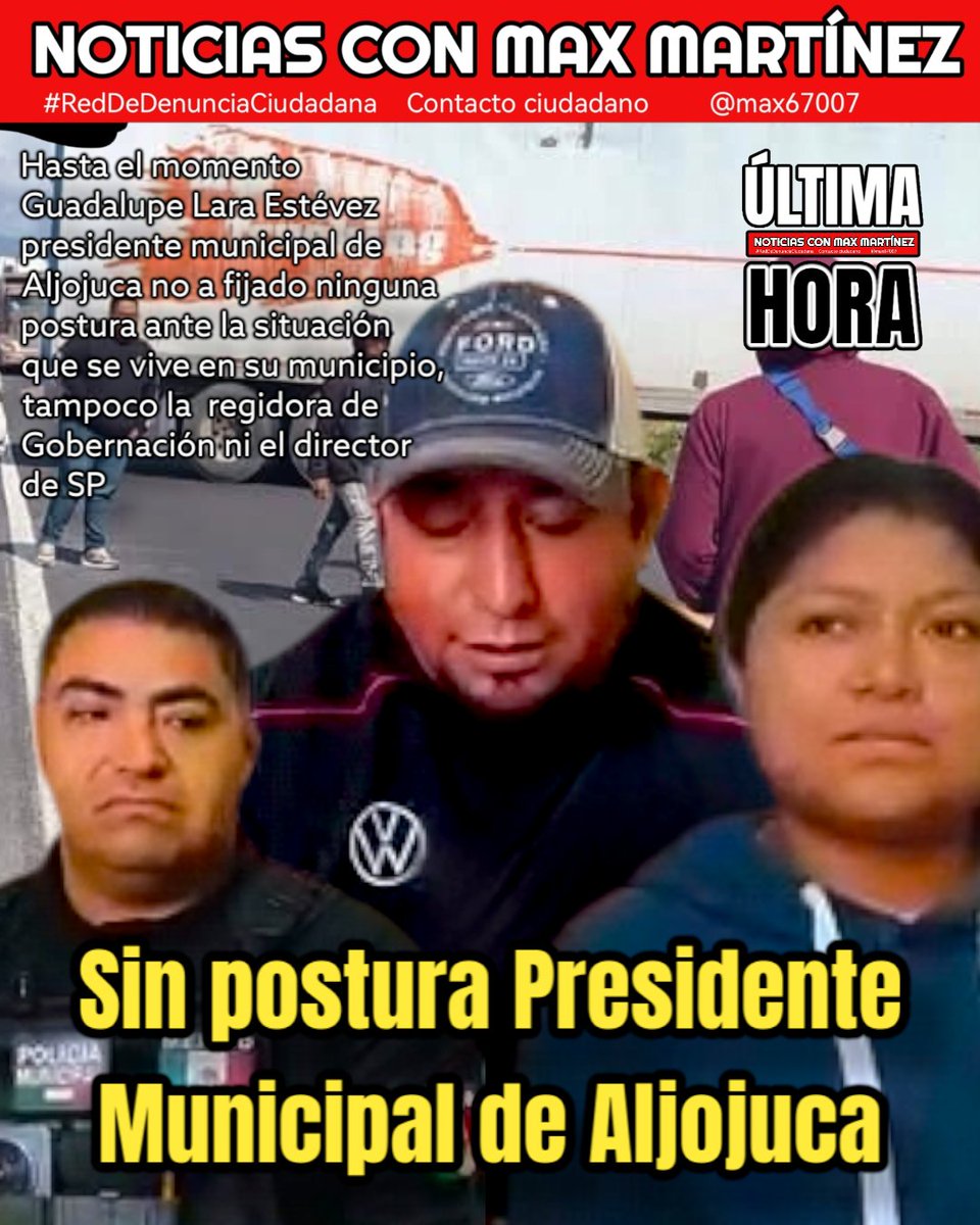 Silencio Oficial Ante la Crisis de Inseguridad en #Aljojuca.

Ciudadanos Toman la Carretera, el Alcalde Brilla por su Ausencia.
