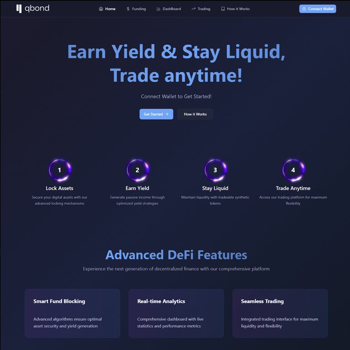 QBondApp's tweet photo. 👀 A first look at the QBOND website… https://t.co/LQGfKZG95J