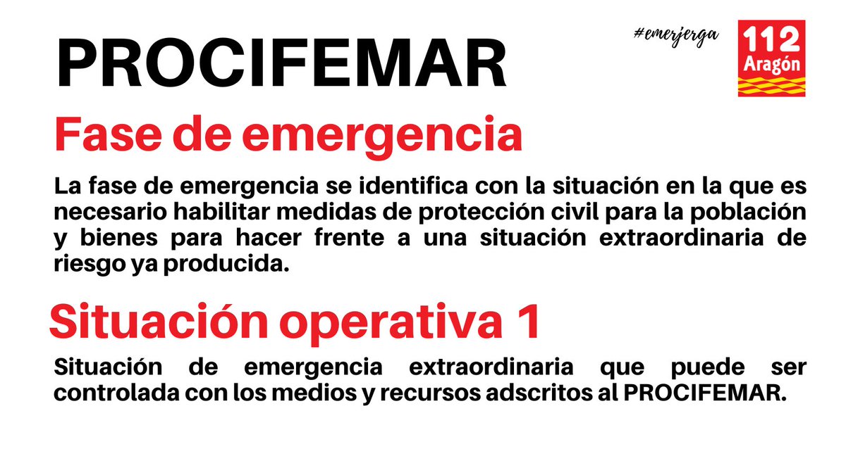 112Aragon's tweet photo. El @GobAragon ha decidido activar desde las 19:30h la fase de emergencia en Nivel 1 del Plan Especial de Protección Civil por Fenómenos Meteorológicos Adversos (PROCIFEMAR), debido a las lluvias y tormentas generalizadas en la comunidad 

https://t.co/uCYFzmRJ3y https://t.co/LdNkVXBmgs