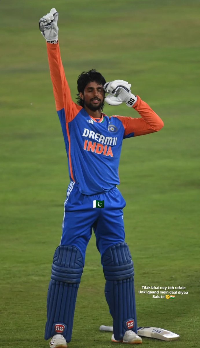 deepak527561531's tweet photo. 😂🧡maan gye guru 
#AsiaCupFinal #IndianCricket #tilakverma #india #final #MatchDay #cricket https://t.co/dl7ecGuztg