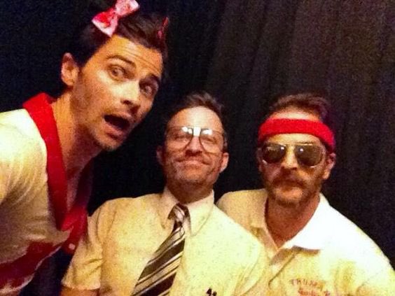 ConKings's tweet image. Happy birthday to @mattcohen4real ! I chose karaoke pictures since it was mentioned on the latest @KingsOfCon podcast— Karaoke at VanCon 2013
(With cheerleader Matt), and a special mention for Jax con 2017 strongman! #mooseknuckle 😏
@RobBenedict @dicksp8jr #kingsofcon