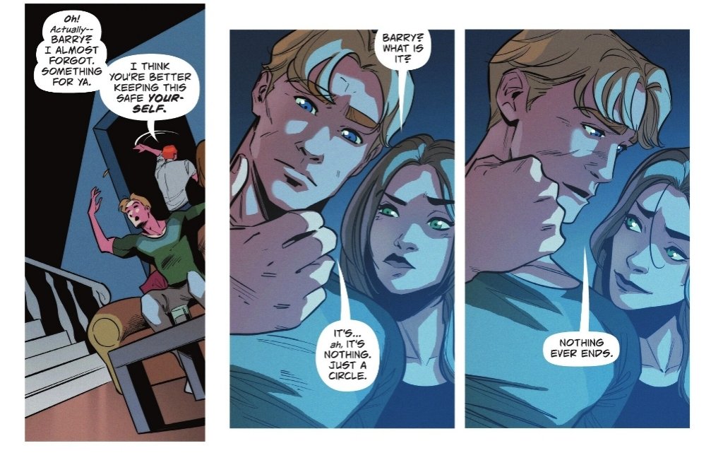 Still not over Barry finally getting his ring back. Makes me so happy to see, not to mention the art here is just beautiful