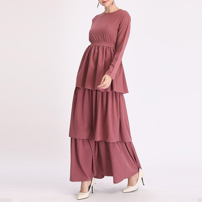 arabigofashion's tweet image. Elevate your wardrobe with our Turkish Middle East Long Solid Color Arab Women's Ankle Robe Dress for just $56.60. Comfort meets elegance! #FashionTrends #ArabStyle

Shop Now arabigo.net/products/turki…