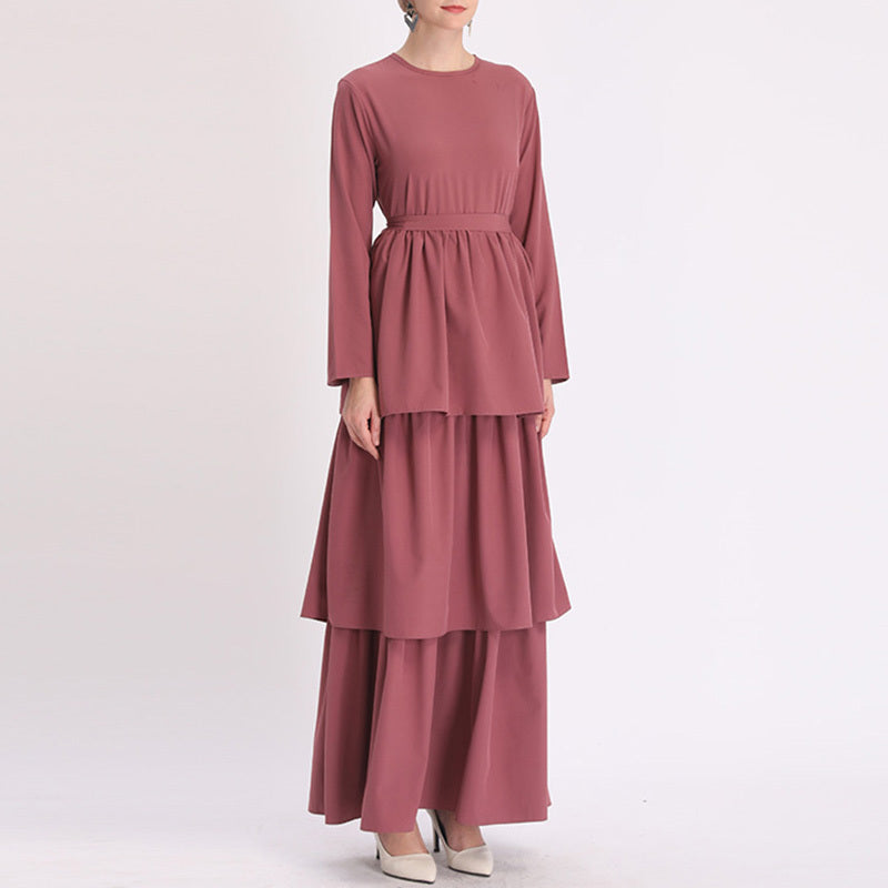 arabigofashion's tweet image. Elevate your wardrobe with our Turkish Middle East Long Solid Color Arab Women's Ankle Robe Dress for just $56.60. Comfort meets elegance! #FashionTrends #ArabStyle

Shop Now arabigo.net/products/turki…