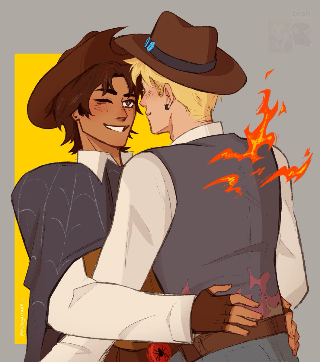 mcsugarcane_'s tweet photo. i love cowboys #spideytorch https://t.co/nxsrD0HYCC