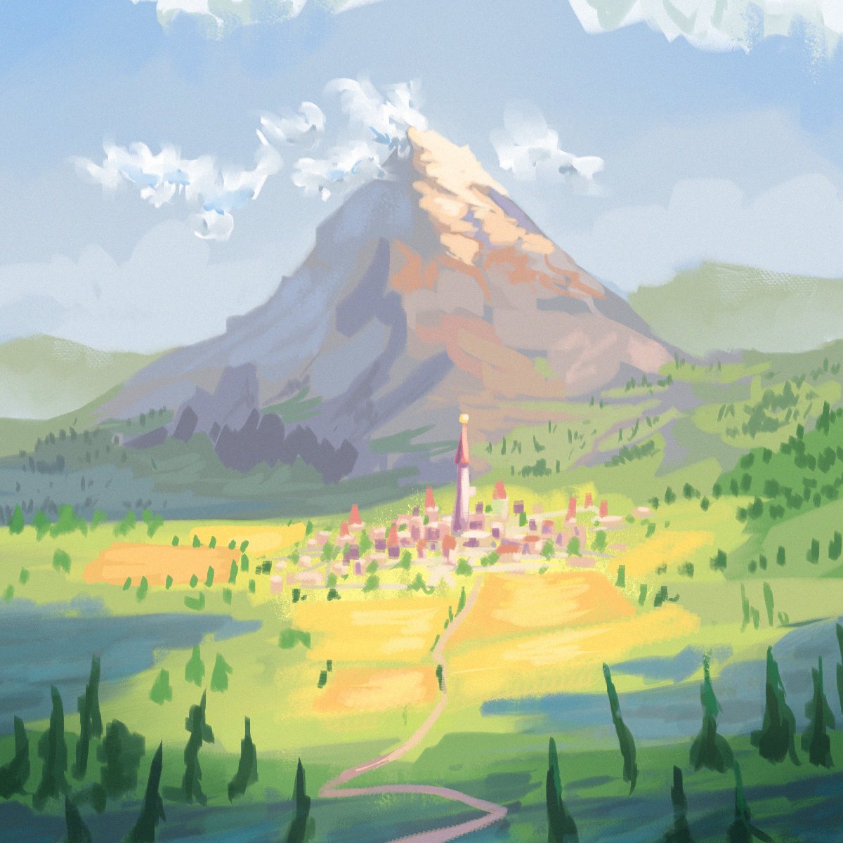 Quick sketch i did for my players in our last session