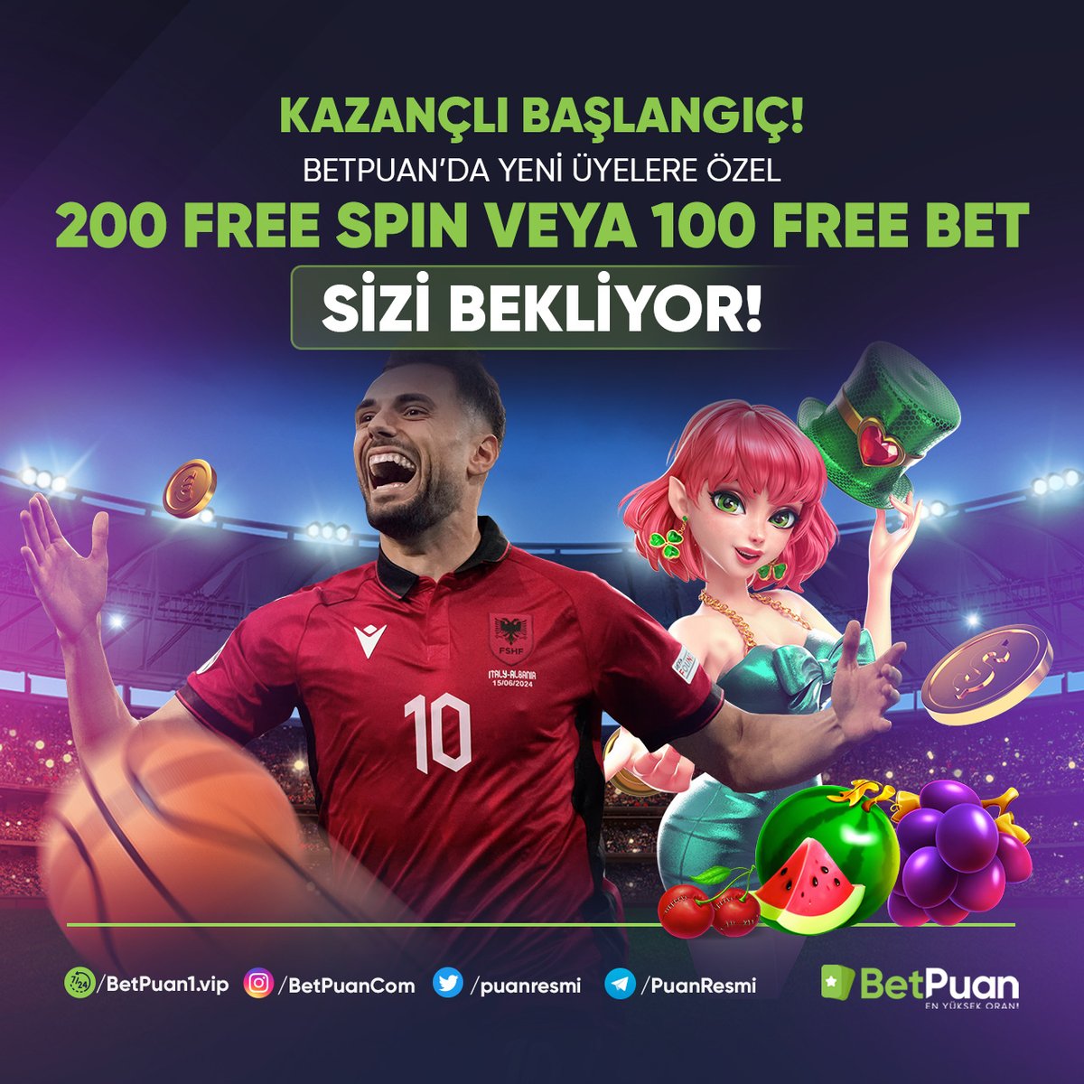📣👉 BETPUAN'DAN YENİ ÜYELERİMİZE ÖZEL 200 FREE SPIN VEYA 100 FREE BET #HEDİYE ❤️

🤑 BETPUAN AİLEMİZE KATILIN SİZLER DE SINIRSIZCA BU HEYECANA ORTAK OLUN ⭐️

▶️ 7/24 ERİŞİM İÇİN betpuan1.vip 

#puanvip #betpuangirisi #puanguncelgiris #canlitv #kestintisiztv #macizle