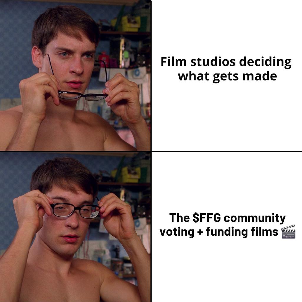 Film studios filtering stories vs. $FFG community funding what matters.
Democracy in storytelling.

#FFGChampion | #FilmFi | <a href="/FFGcoin/">FFG</a>