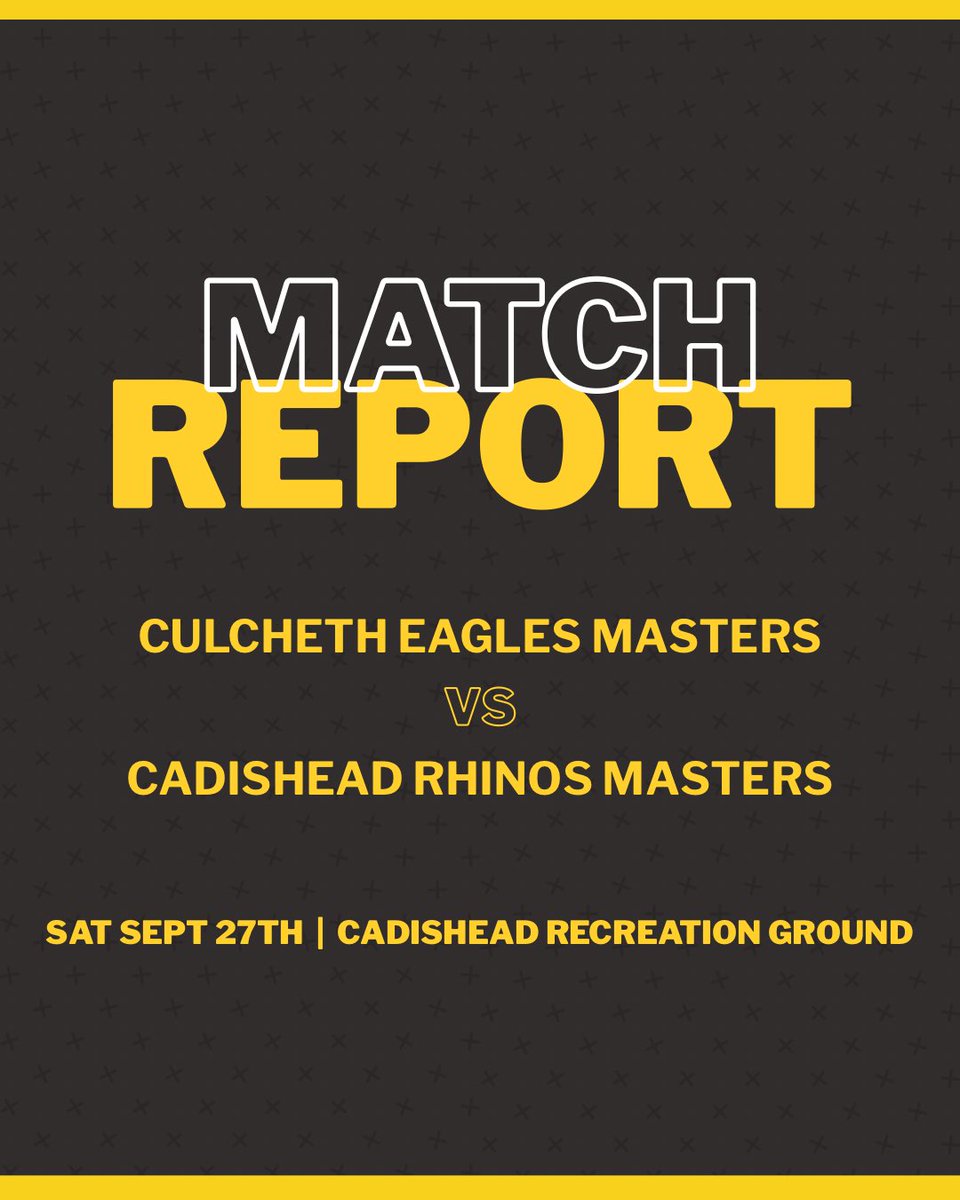 EaglesMastersRL's tweet photo. Hot off the press! Our match report from our weekend game at Cadishead Rhinos!

#MastersRugbyLeague #Masters #RugbyLeague #CommunityRL #CulchethEagles https://t.co/1e5ttk9kAu