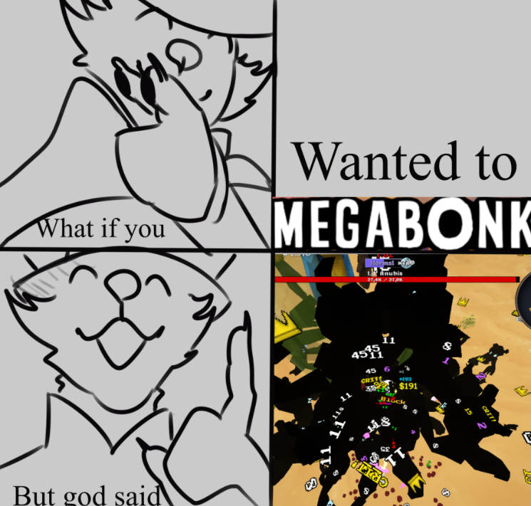 tbkoala's tweet photo. me coming out of the depths to post one drawing and disappear for 41 weeks 

anyways, been playing a lot of megabonk, i love bhopping with my life on the line https://t.co/sdJtXEpHTh