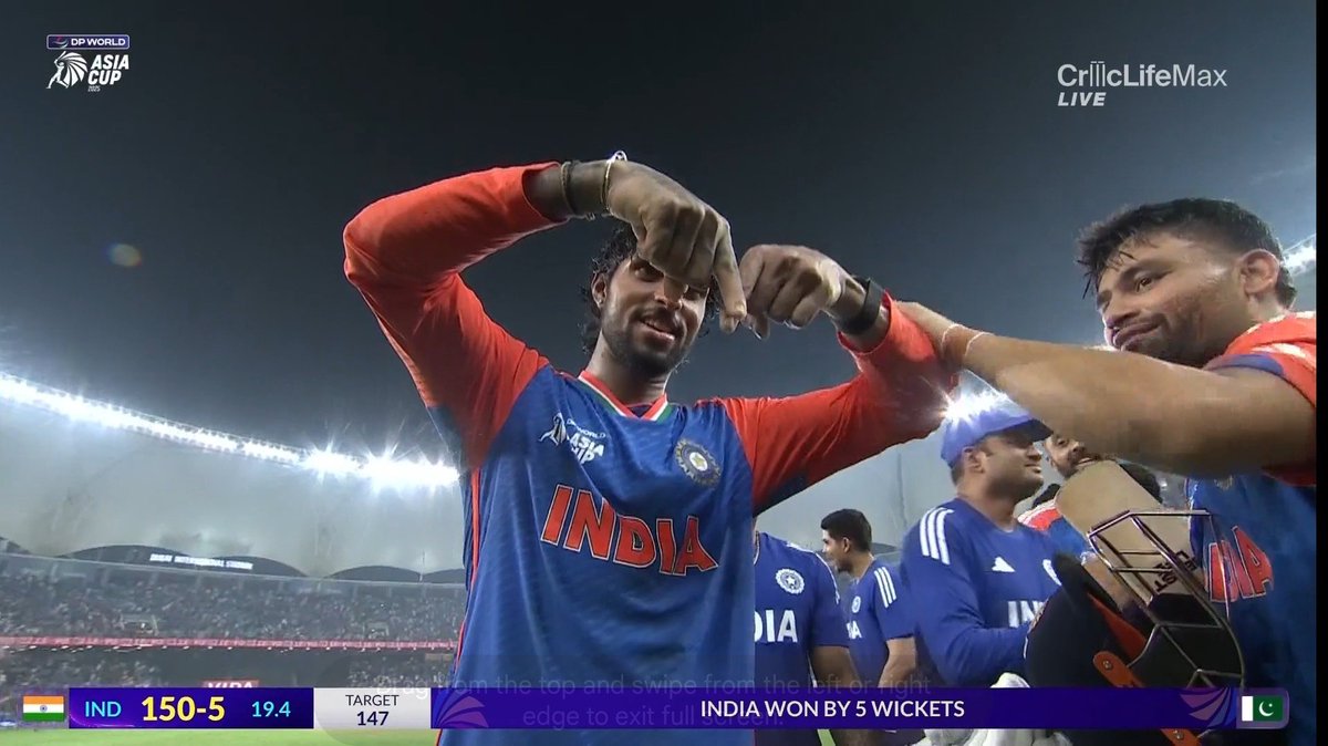 Champions again! Congratulations to Team India on their spectacular triumph in the 2025 Asia Cup T20. Great performance by everyone, showcasing true team spirit. You all played like true champions!
#AsiaCupT20