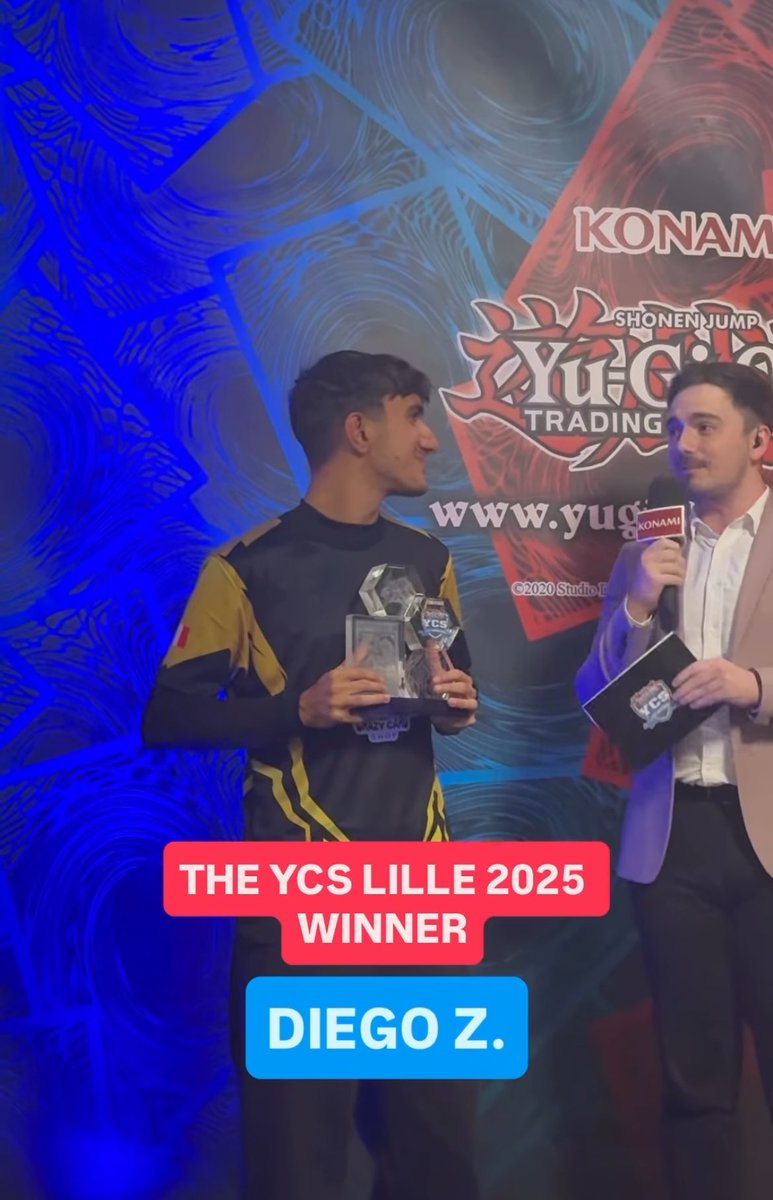 1ST PLACE YCS LILLE 2025
DIEGO ZILIA APOPHIS PRIMITE