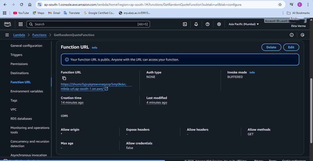 EktaV1278's tweet image. A Serverless Quote Generator! 💡

My goal was to connect four key AWS services to handle the entire request lifecycle, from front-end display to back-end data retrieval:

AWS Lambda 
Amazon DynamoDB 
AWS IAM 
Amazon S3 

#AWS #Serverless #CloudEngineering #DynamoDB #Lambda