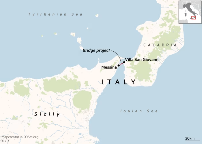 Italy is constructing the WORLD’S LONGEST suspension bridge, connecting Sicily to the mainland.

A $15.5B engineering feat 2,000 years in the making. 🌉🇮🇹