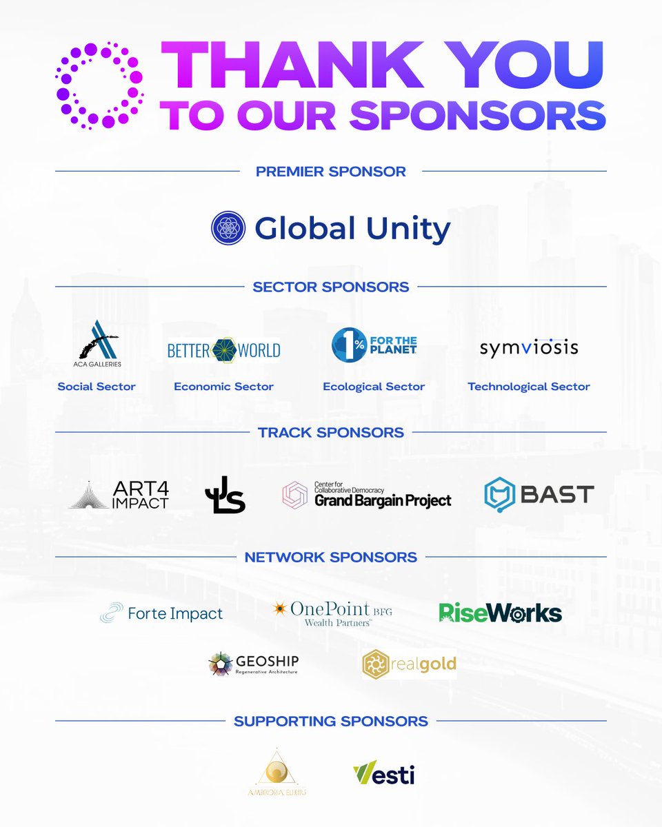 transformativex's tweet photo. The Transformative Impact Summit would not be possible without the vision and commitment of our valued sponsors.

They saw the importance of this event and stepped up to help bring it to life, a sign of their commitment to good outside of the work they do every day...

1/4 https://t.co/8jC68kQNmy